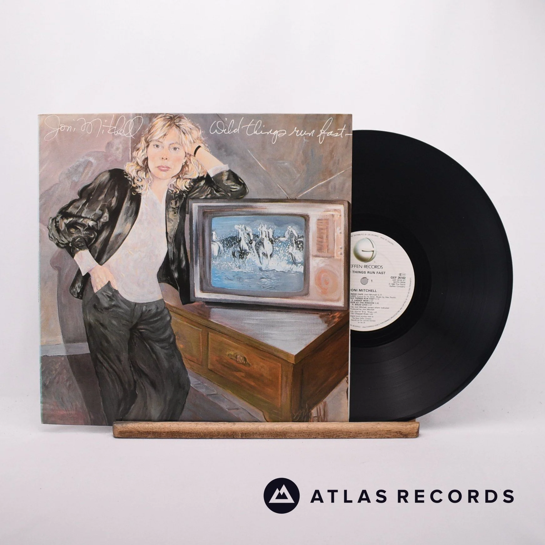 Joni Mitchell - Wild Things Run Fast - Gatefold LP Vinyl Record - EX/EX