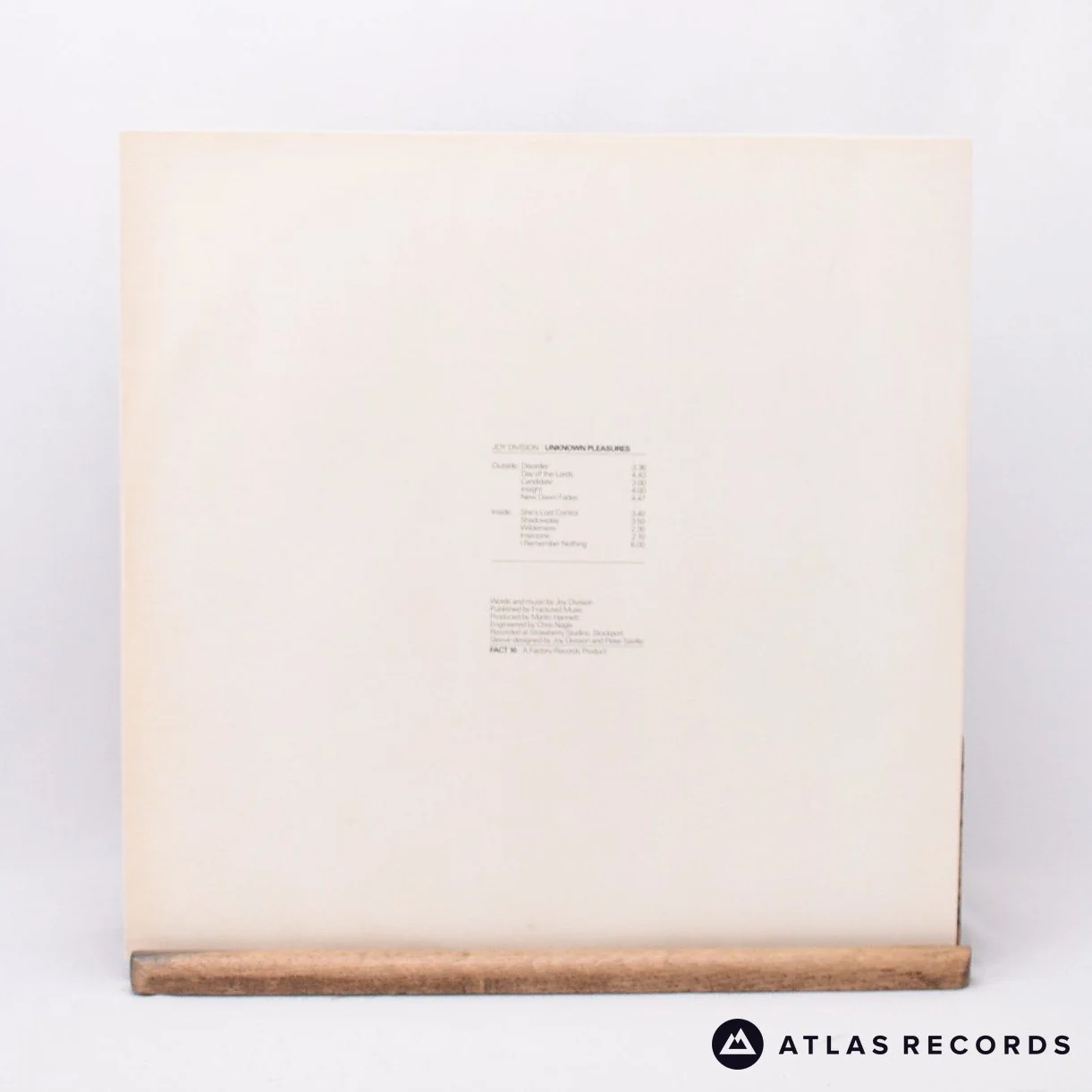 Joy Division - Unknown Pleasures - A B LP Vinyl Record - VG+/VG+ - Image 3