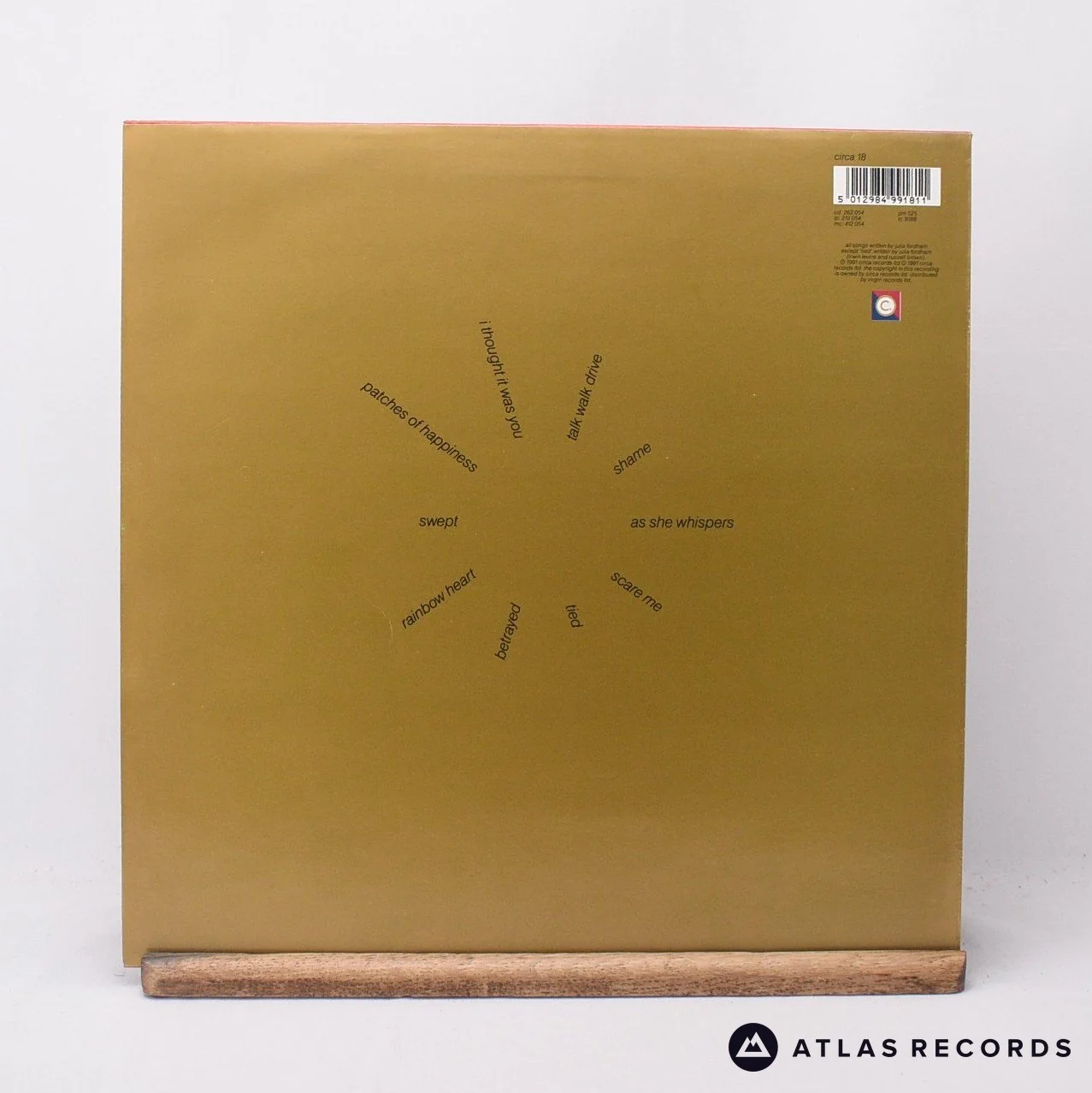 Julia Fordham - Swept - LP Vinyl Record - EX/EX - Image 2