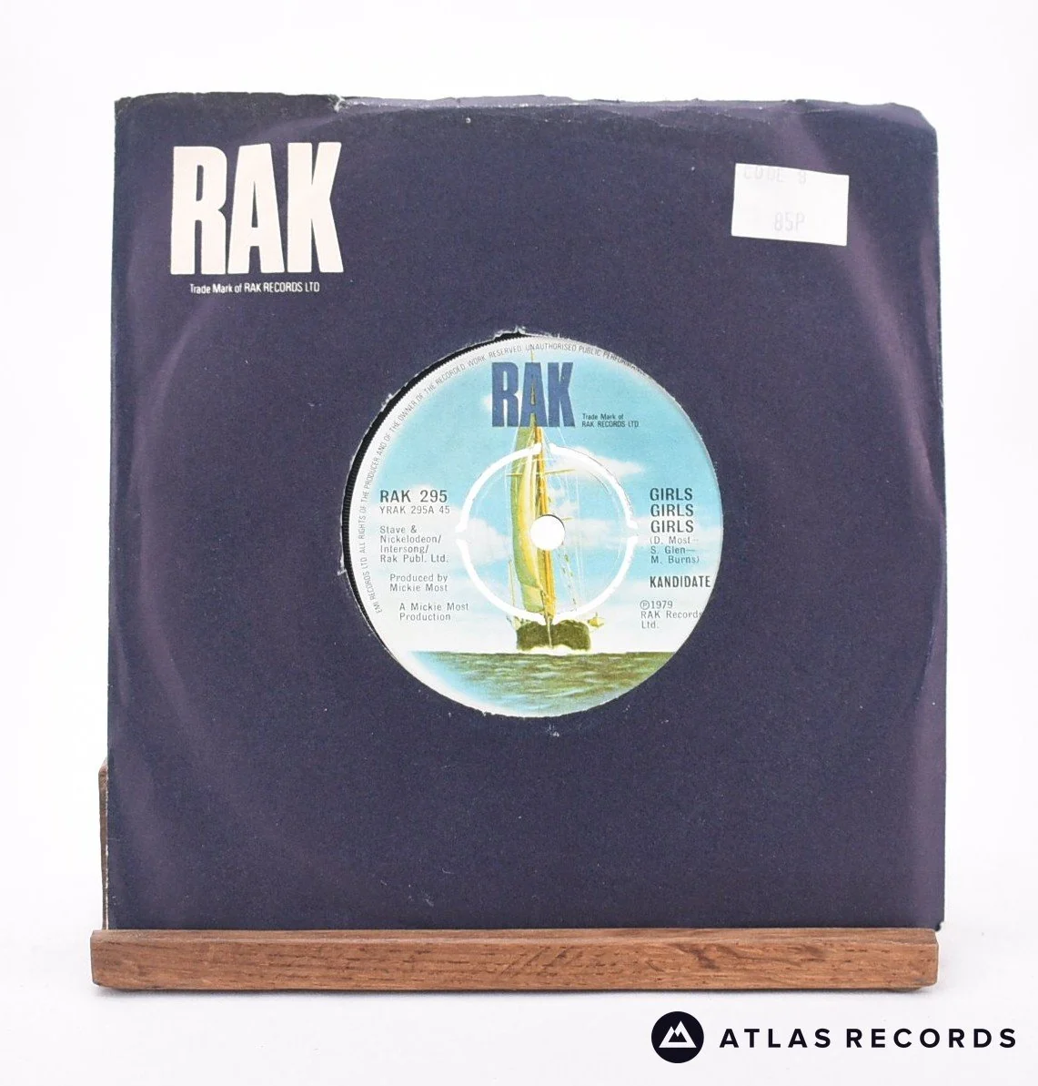 Kandidate - Girls Girls Girls - 7" Vinyl Record - VG+/VG+