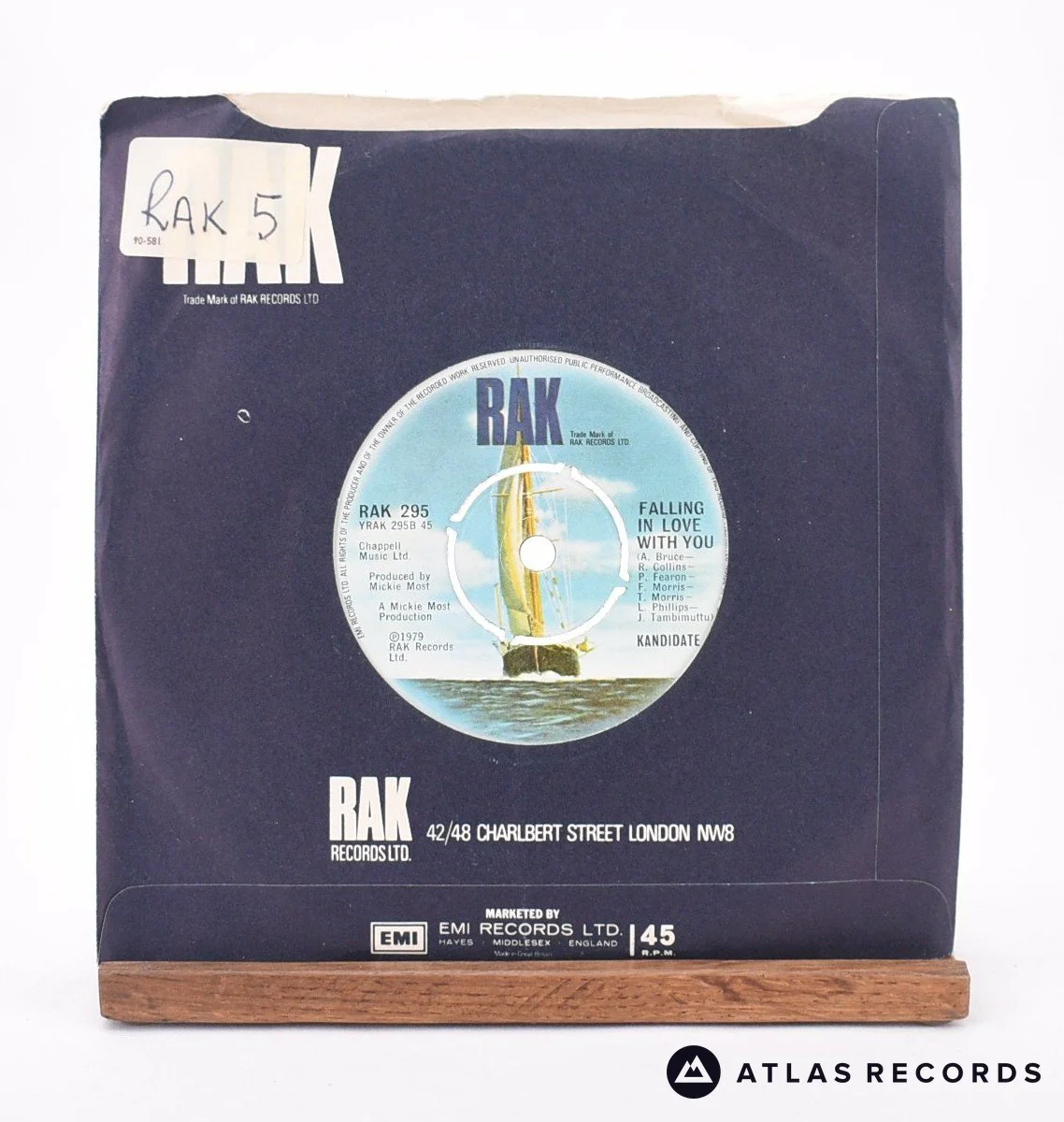 Kandidate - Girls Girls Girls - 7" Vinyl Record - VG+/VG+ - Image 2