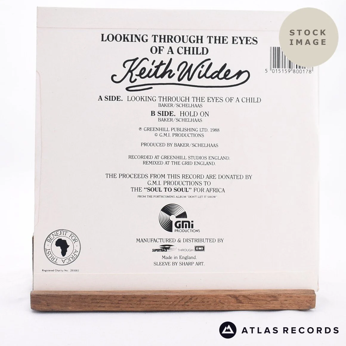Keith Wilder - Looking Through The Eyes Of A Child - 7" Vinyl Record - Image 2
