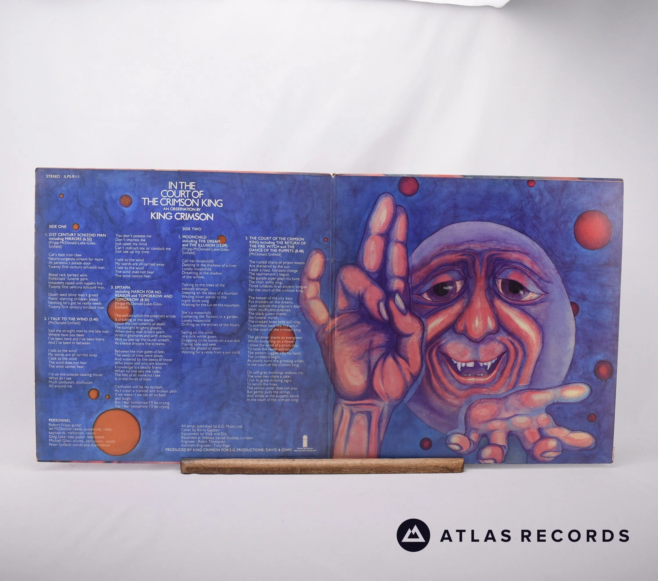 King Crimson - In The Court Of The Crimson King - LP Vinyl Record - VG/VG+ - Image 2