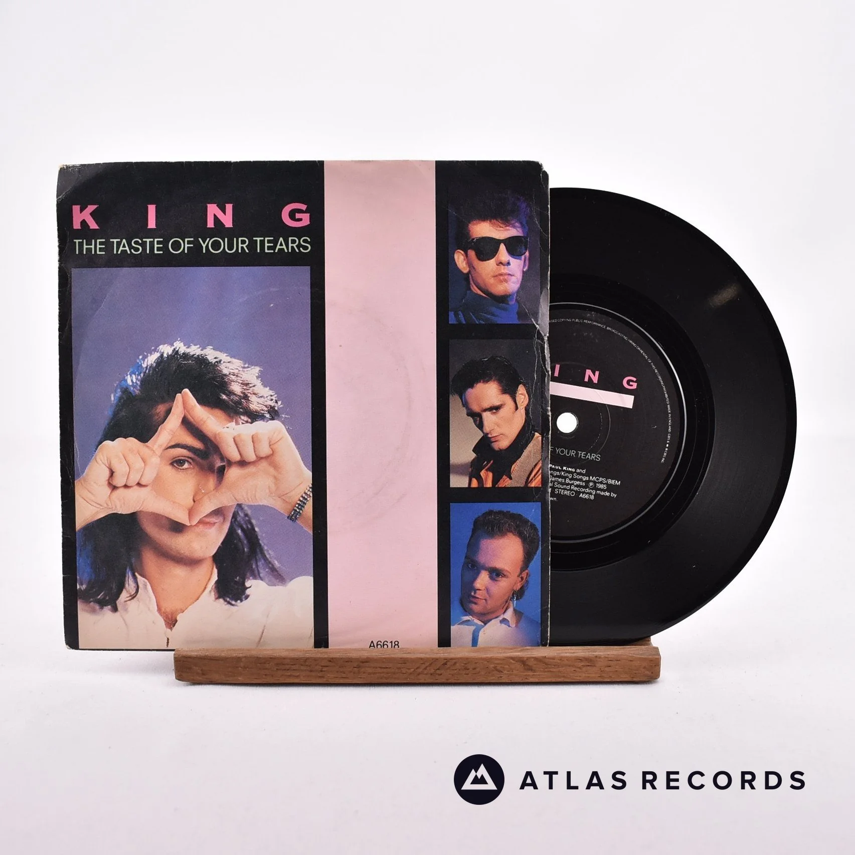 King - The Taste Of Your Tears - 7" Vinyl Record - VG+/EX