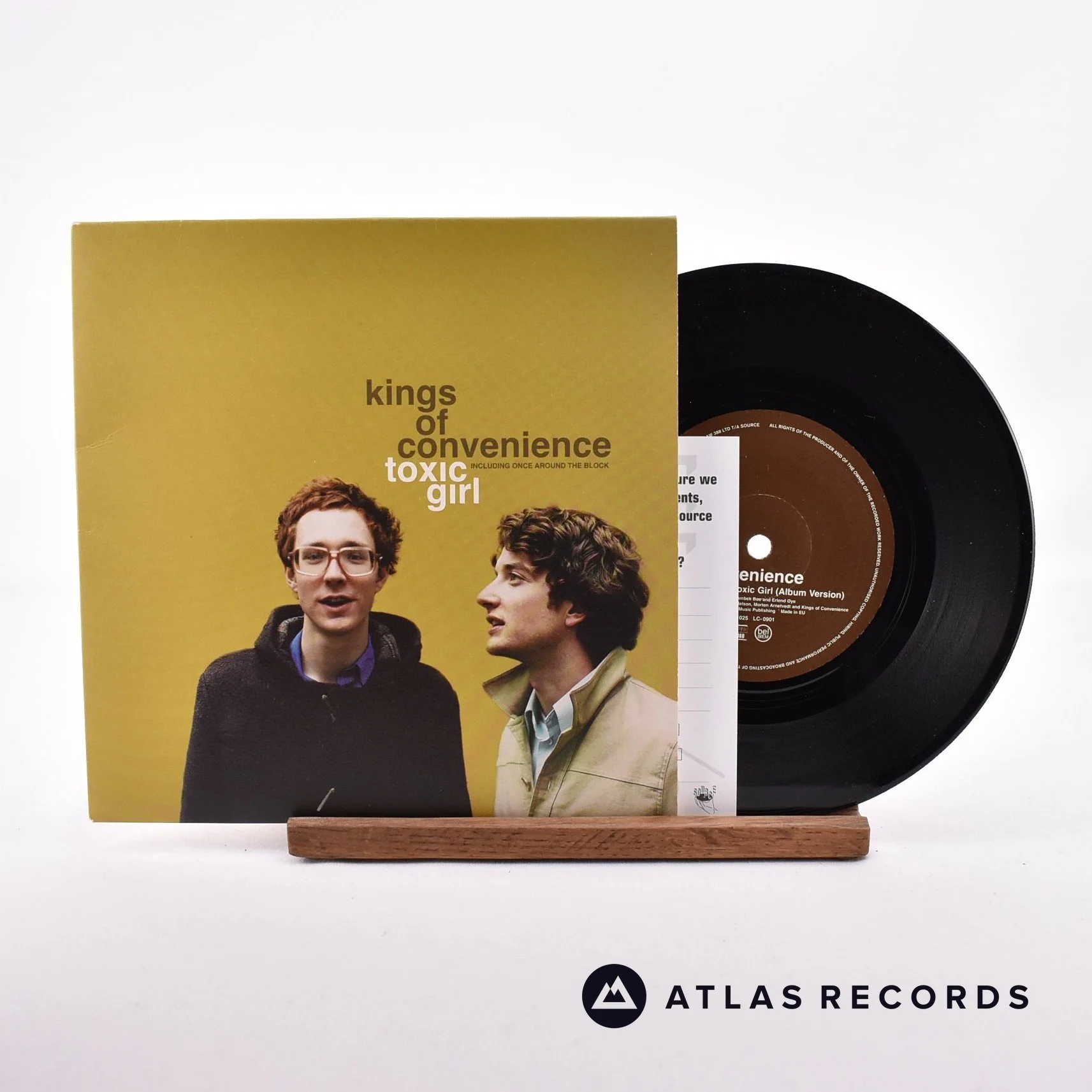 Kings Of Convenience - Toxic Girl - Insert 7" Vinyl Record - NM/EX