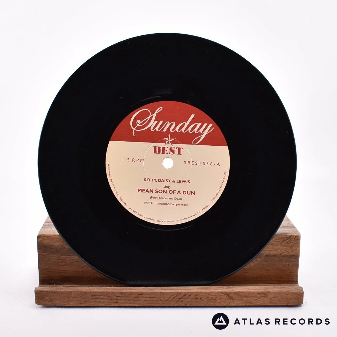 Kitty, Daisy & Lewis - Mean Son Of A Gun - 7" Vinyl Record - EX/NM - Image 3