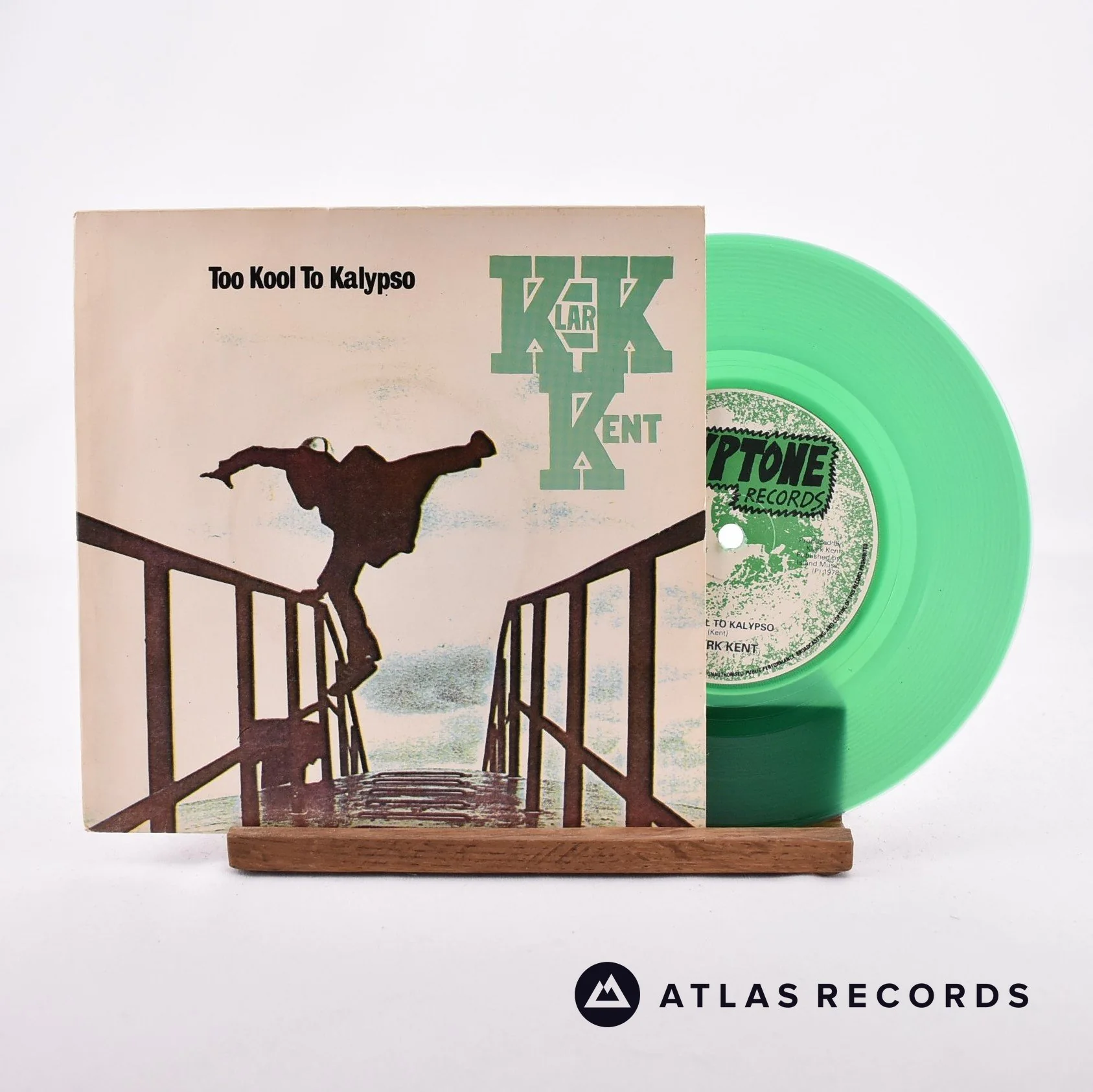 Klark Kent - Too Kool To Kalypso - Green 7" Vinyl Record - EX/EX