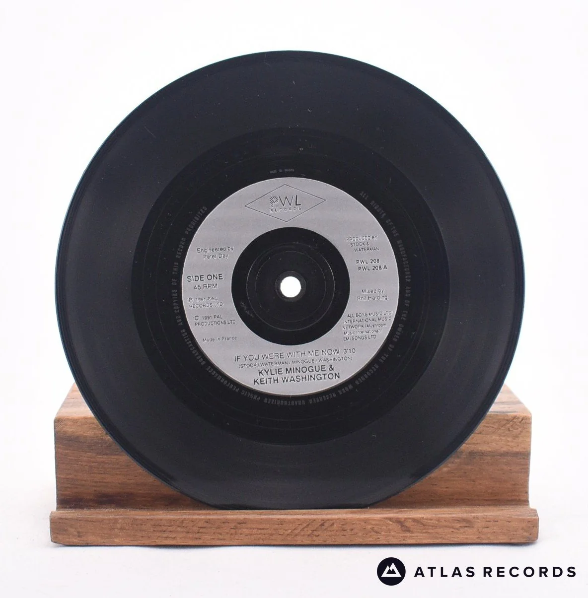 Kylie Minogue - If You Were With Me Now - 7" Vinyl Record - VG+/VG+ - Image 3