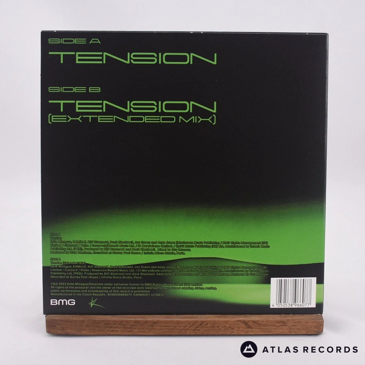 Kylie Minogue - Tension - Green Fluorescent 7" Vinyl Record - NM/NM - Image 2
