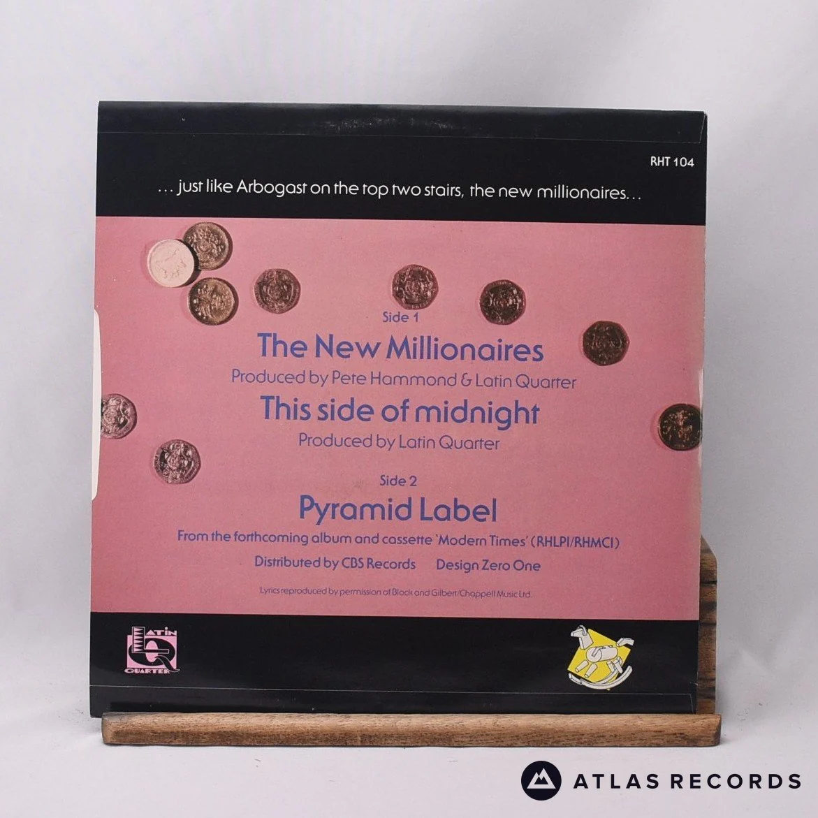 Latin Quarter - The New Millionaires - 12" Vinyl Record - VG+/EX - Image 2