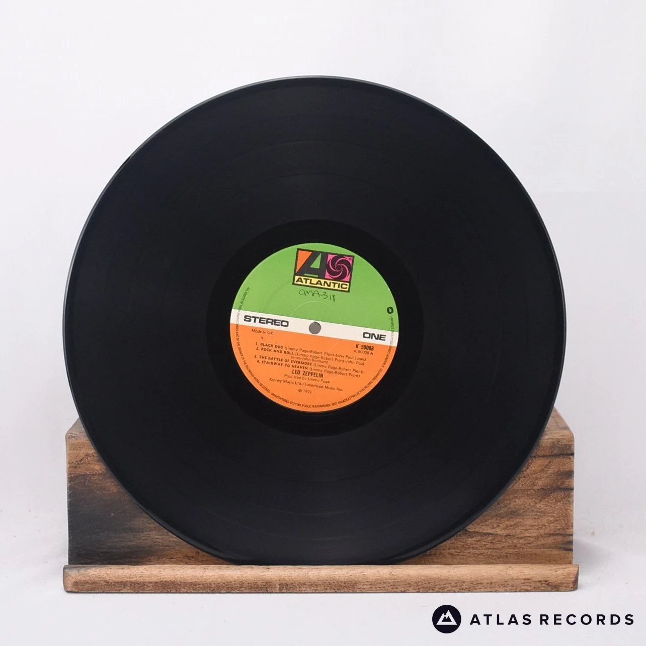 Led Zeppelin - Untitled - Allen Reissue Gatefold A2 B2 LP Vinyl Record - EX/VG+ - Image 4