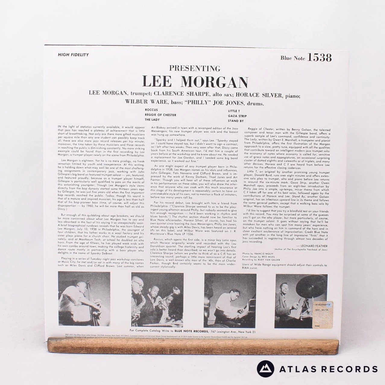 Lee Morgan - Indeed! - 180G Mono Reissue 1A 1B LP Vinyl Record - NM/NM - Image 2