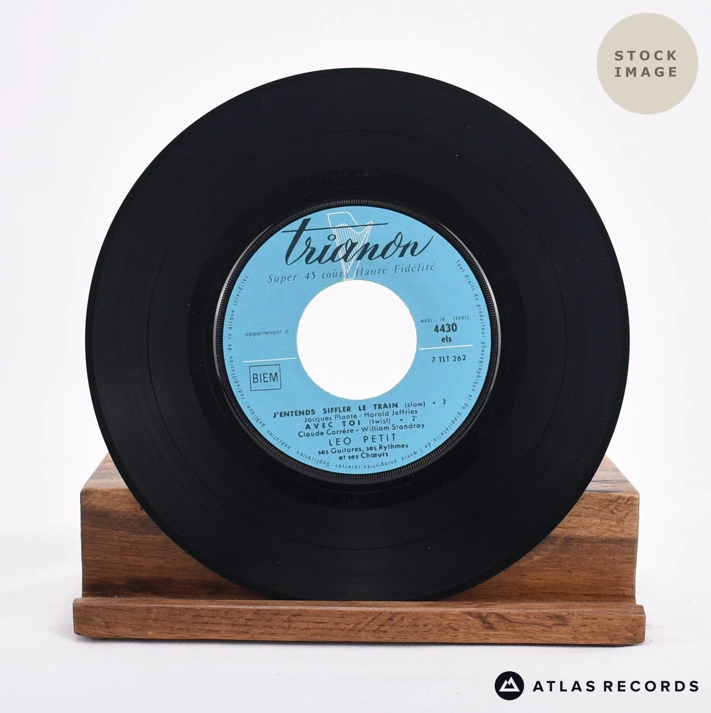 Léo Petit, Ses Guitares, Ses Rythmes Et Ses Chœurs - Cheveux Fous Et Lèvres Roses - 7" Vinyl Record - Image 3
