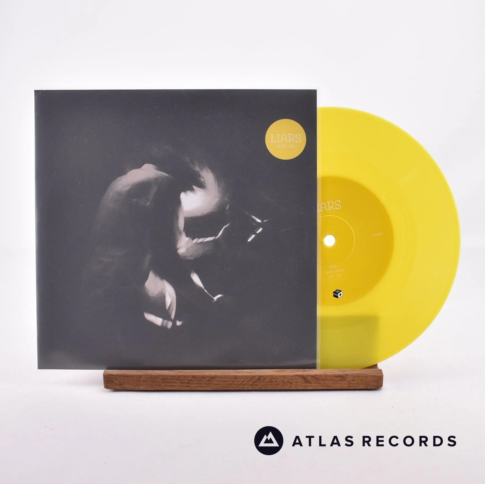 Liars - House Clouds - Yellow 7" Vinyl Record - NM/NM