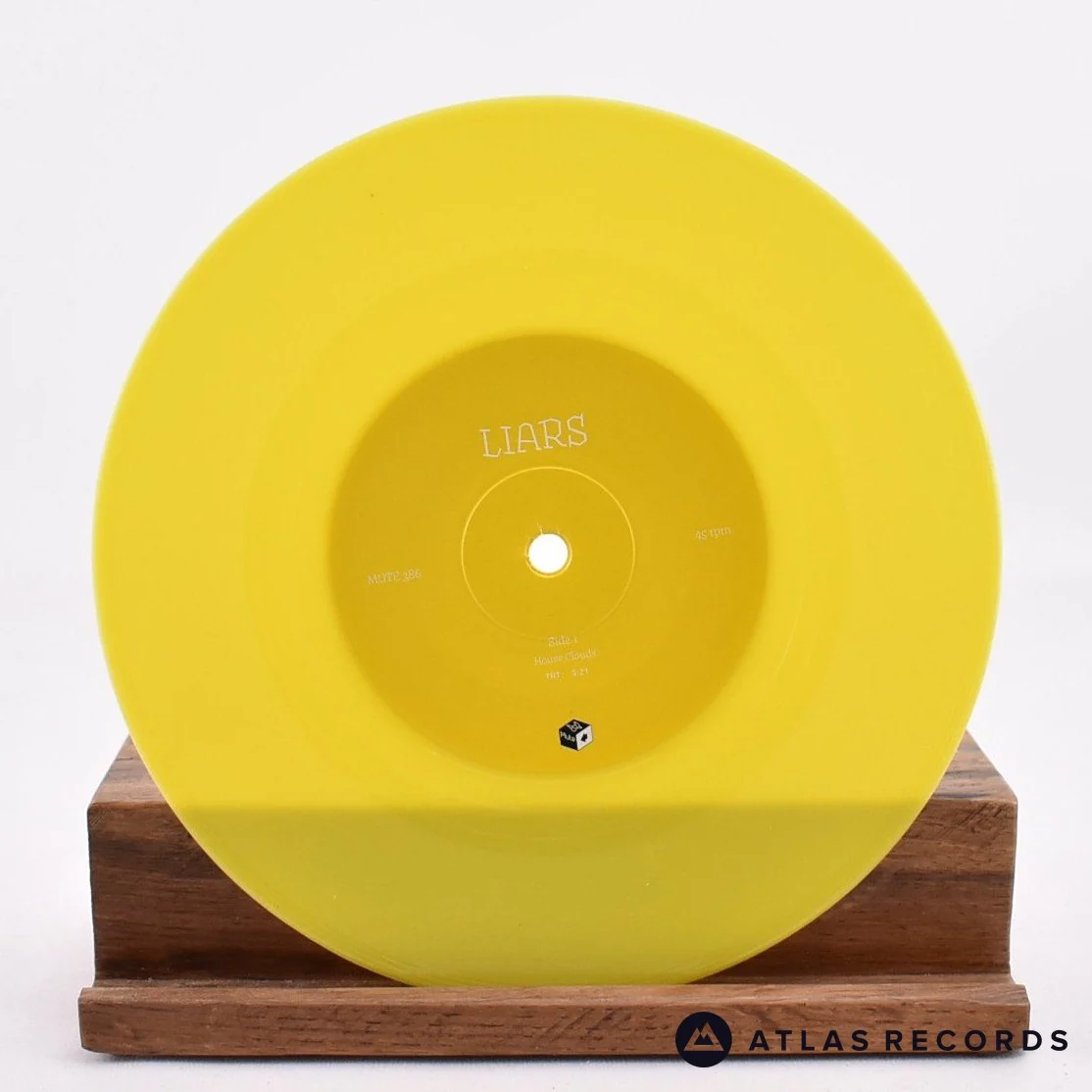 Liars - House Clouds - Yellow 7" Vinyl Record - NM/NM - Image 3