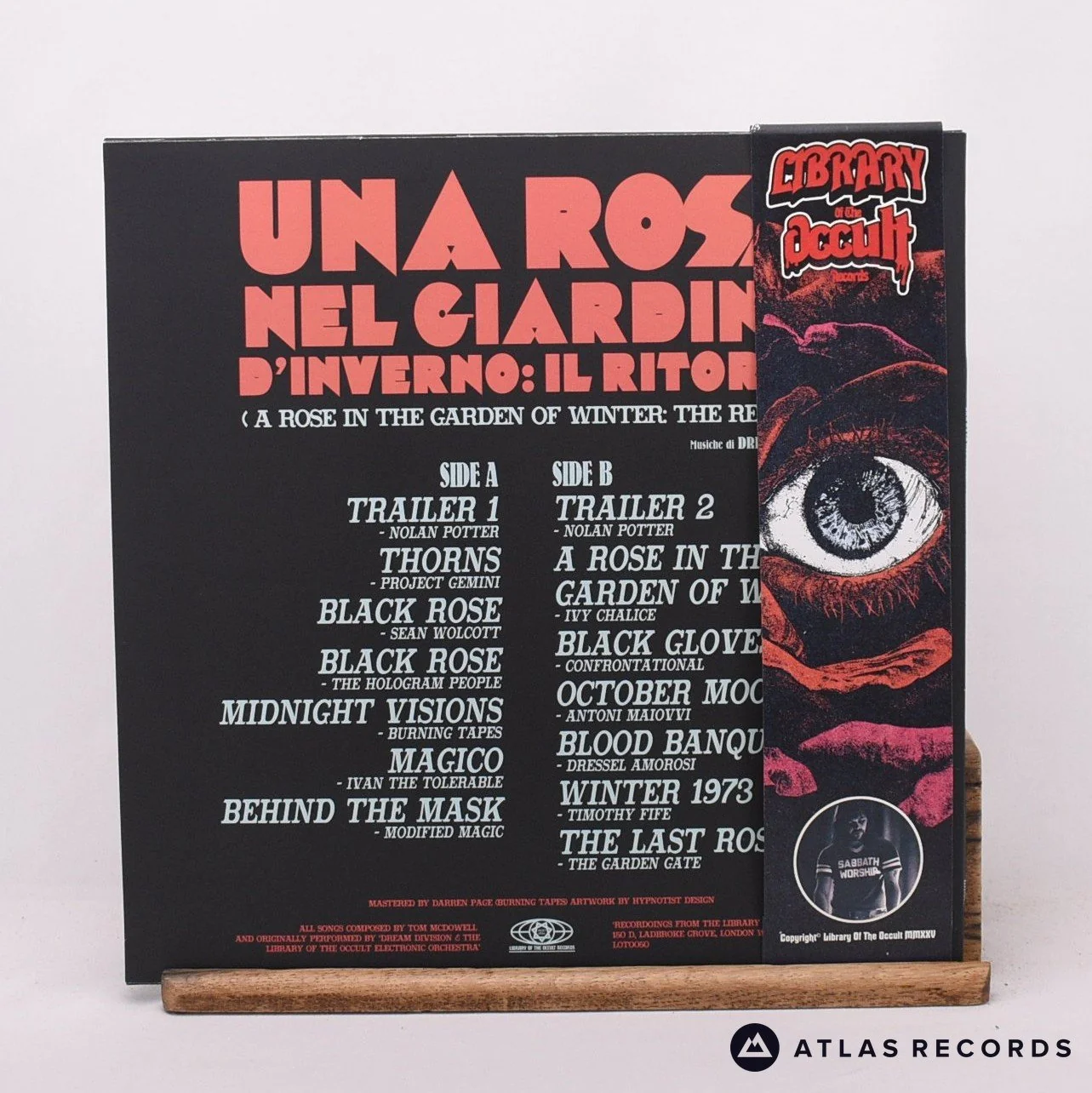 Library Of The Occult Electronic Orchestra - Una Rosa Nel Giardino D' - LP Vinyl - Image 2