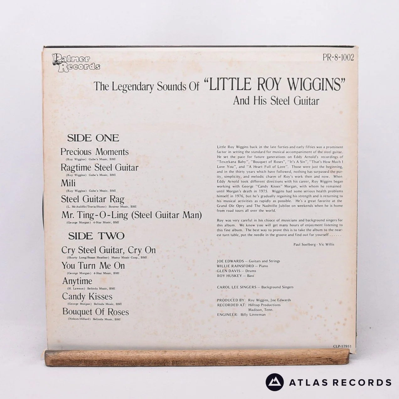 Little Roy Wiggins - The Legendary Sounds of "Little Roy Wiggins" And - LP Vinyl - Image 2