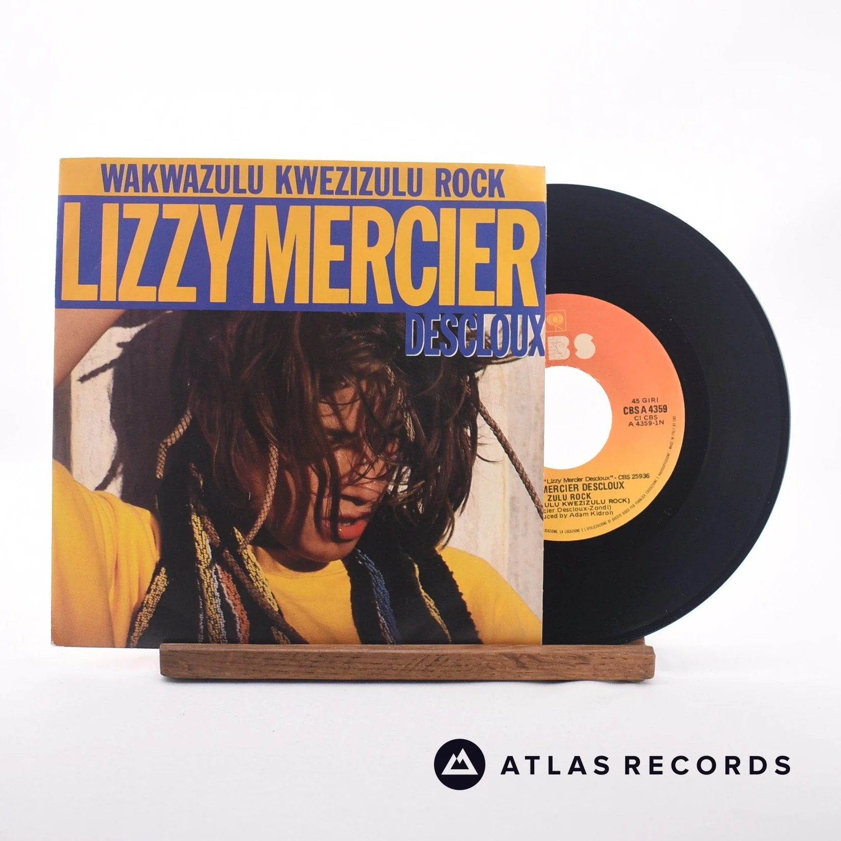 Lizzy Mercier Descloux - Wakwazulu Kwezizulu Rock - 7" Vinyl Record - EX/VG+