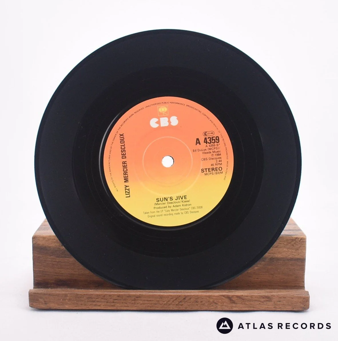 Lizzy Mercier Descloux - Zulu Rock - 7" Vinyl Record - EX/EX - Image 4