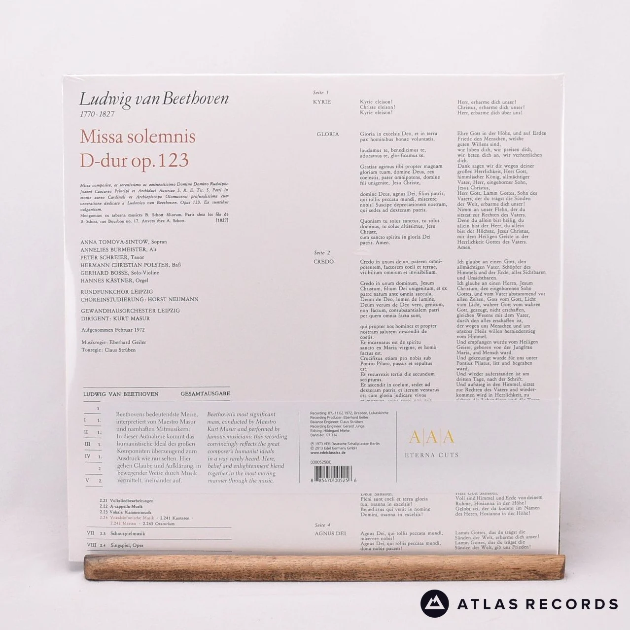 Ludwig van Beethoven - Missa Solemnis D-dur Op. 123 - 2 x LP Vinyl Record - Image 2