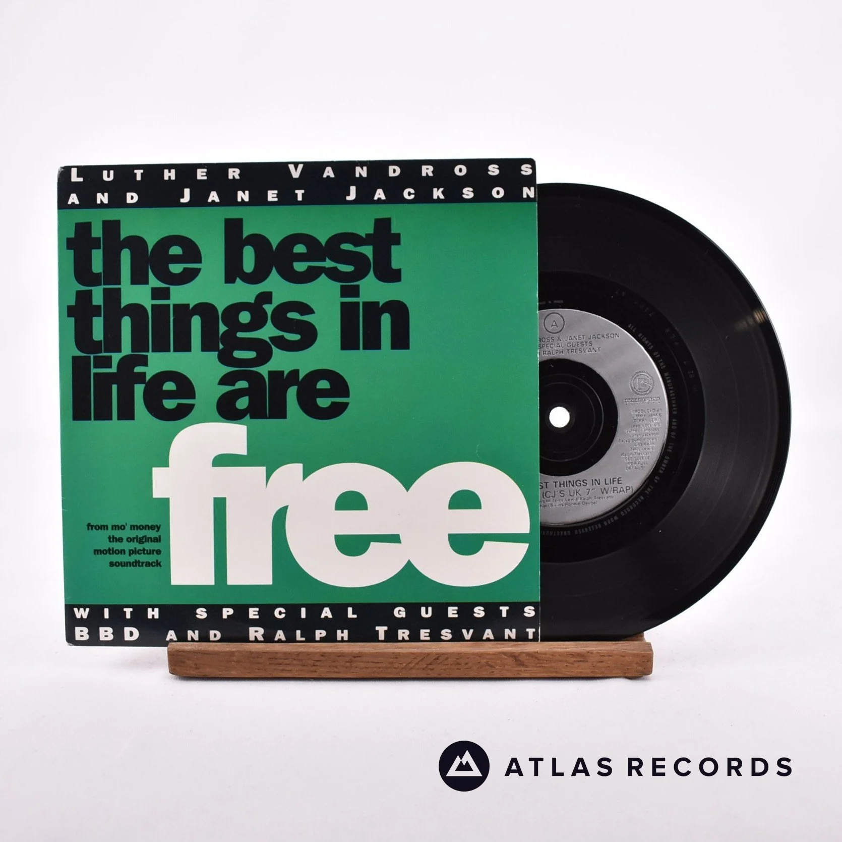 Luther Vandross - The Best Things In Life Are Free - 7" Vinyl Record - EX/EX