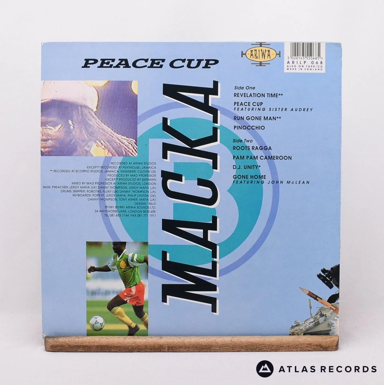 Macka B - Peace Cup - LP Vinyl Record - VG+/EX - Image 2