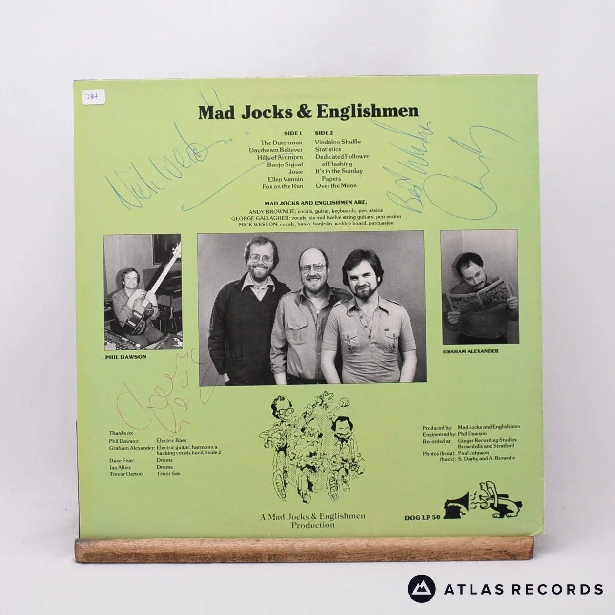Mad Jocks & Englishmen - Thud & Blunder - Signed LP Vinyl Record - EX/EX - Image 2