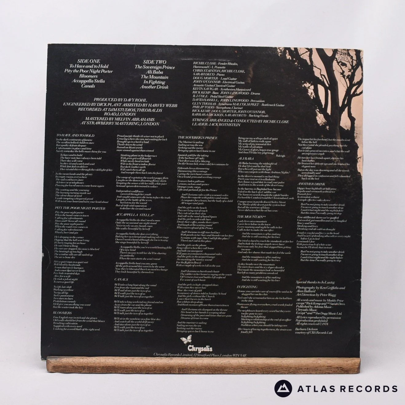 Maddy Prior - Changing Winds - LP Vinyl Record - EX/VG+ - Image 2