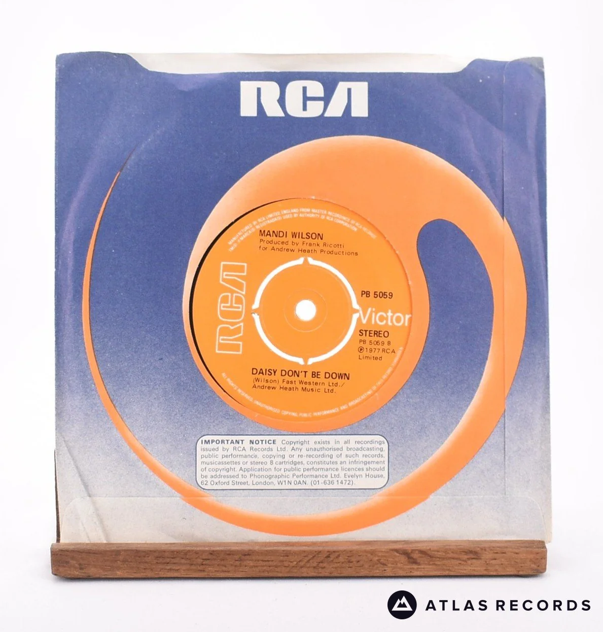 Mandi Wilson - I'm A Woman - Promo 7" Vinyl Record - VG+/VG+ - Image 2