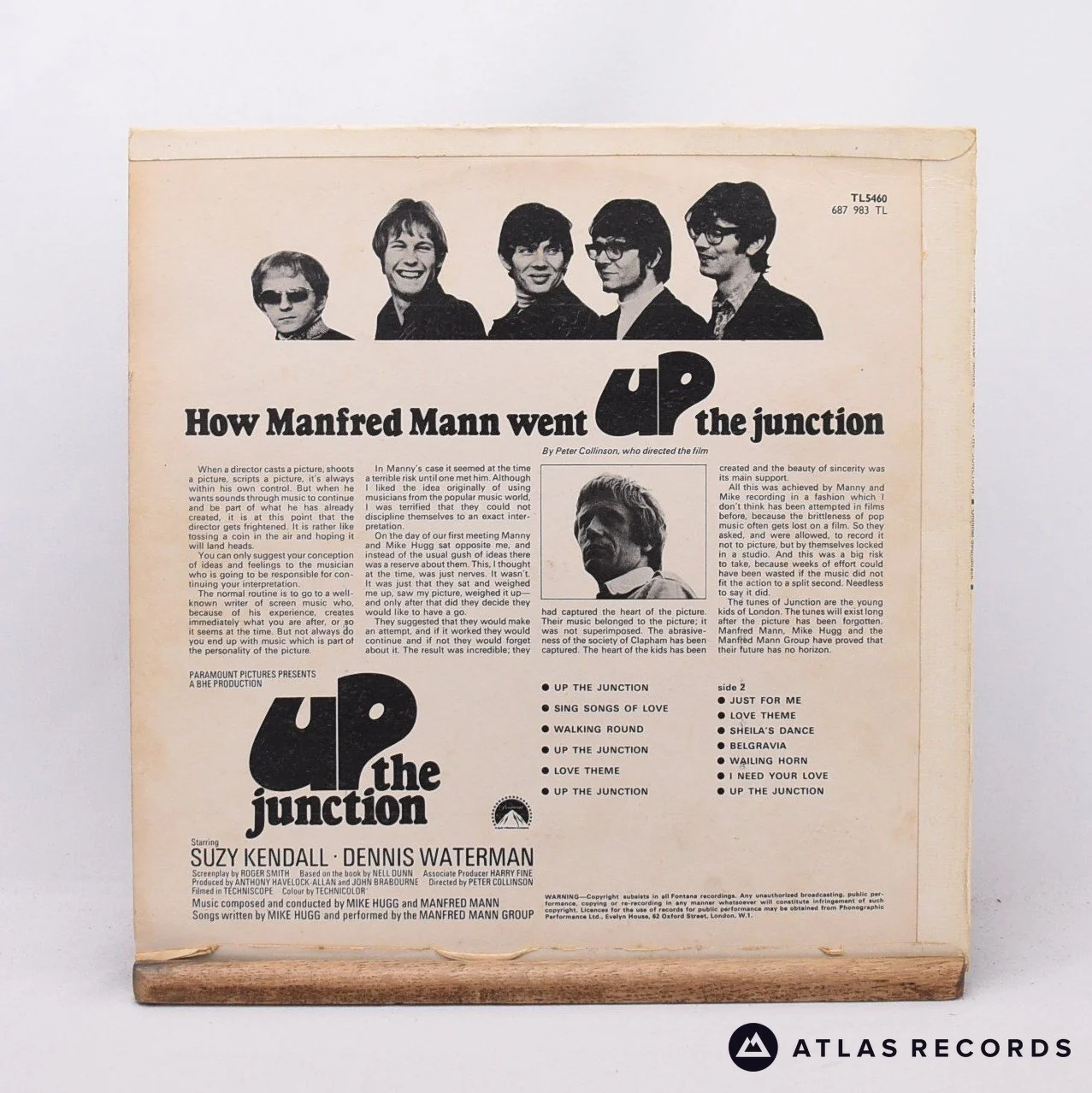 Manfred Mann - Up The Junction - LP Vinyl Record - VG/VG+ - Image 2
