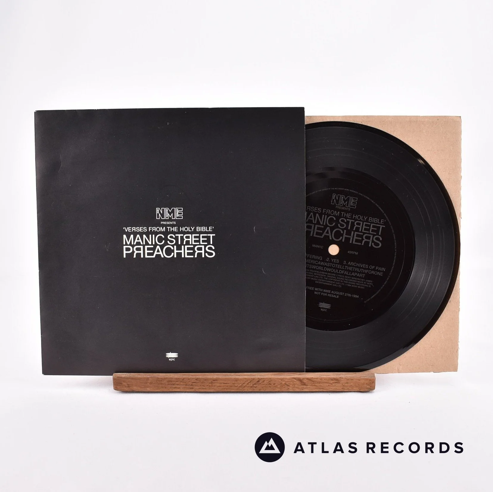 Manic Street Preachers - Verses From The Holy Bible - 7" Flexi-Disc - EX/VG