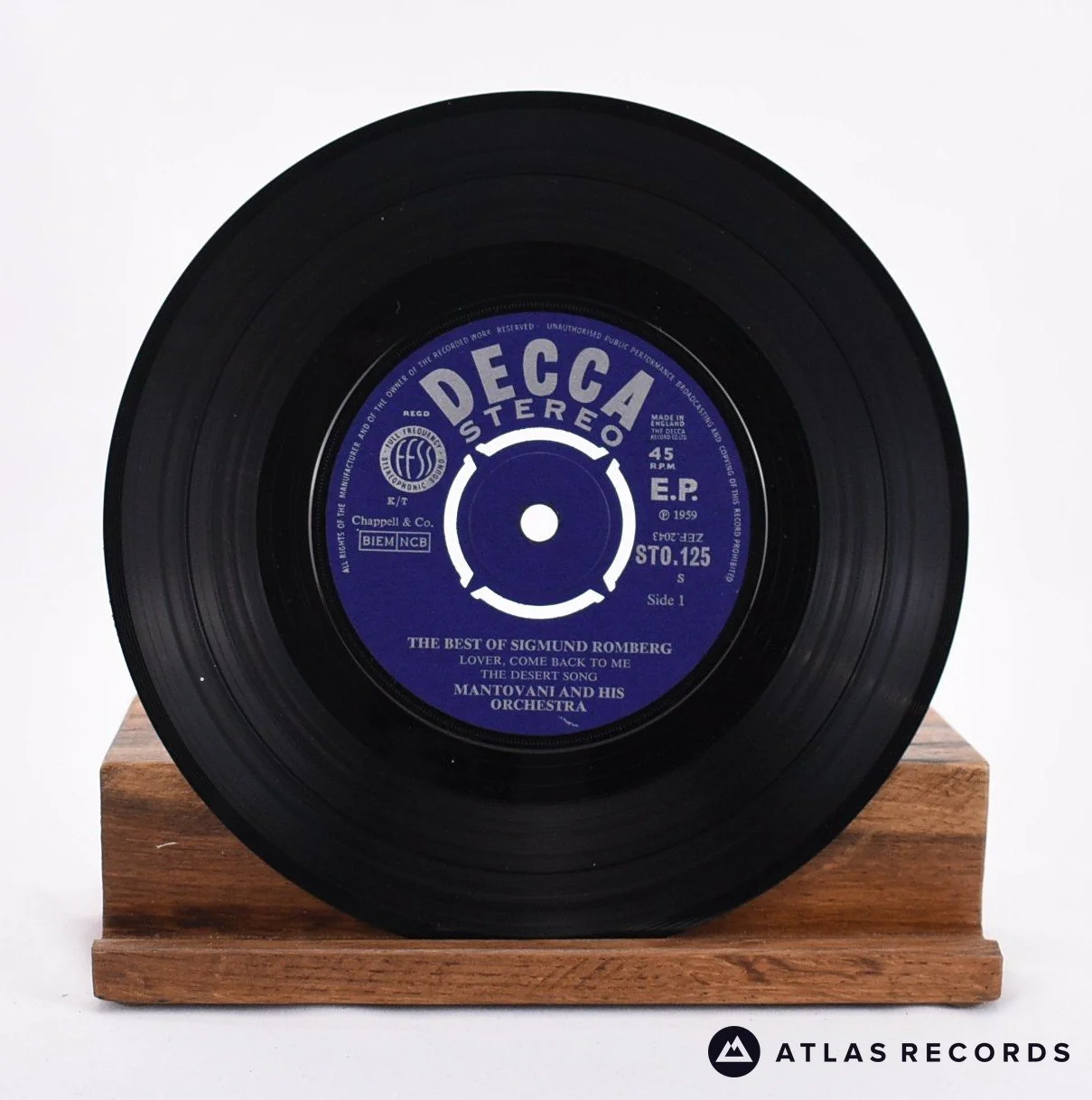 Mantovani And His Orchestra - The Best Of Sigmund Romberg - 7" EP Vinyl Record - VG/VG+ - Image 3