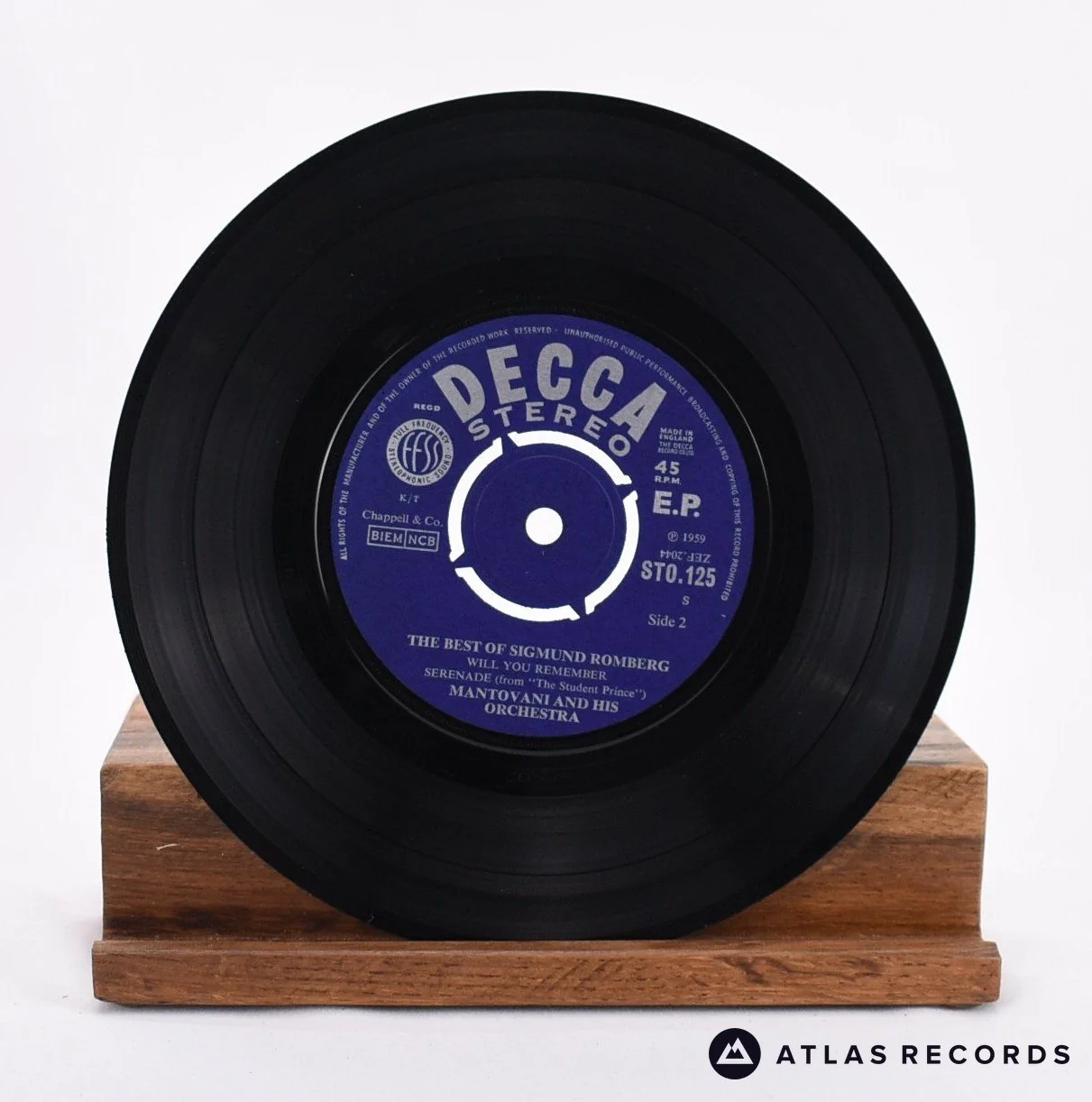 Mantovani And His Orchestra - The Best Of Sigmund Romberg - 7" EP Vinyl Record - VG/VG+ - Image 4
