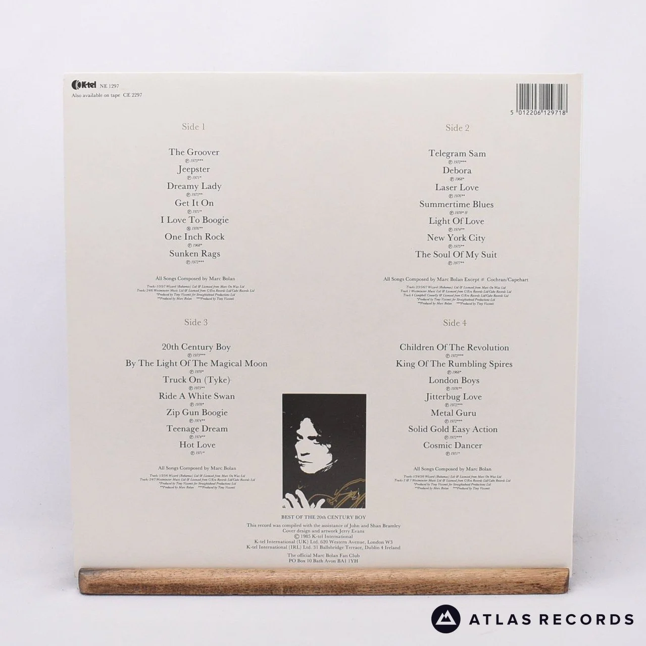 Marc Bolan - Best Of The 20th Century Boy - 2 x LP Vinyl Record - EX/EX - Image 3