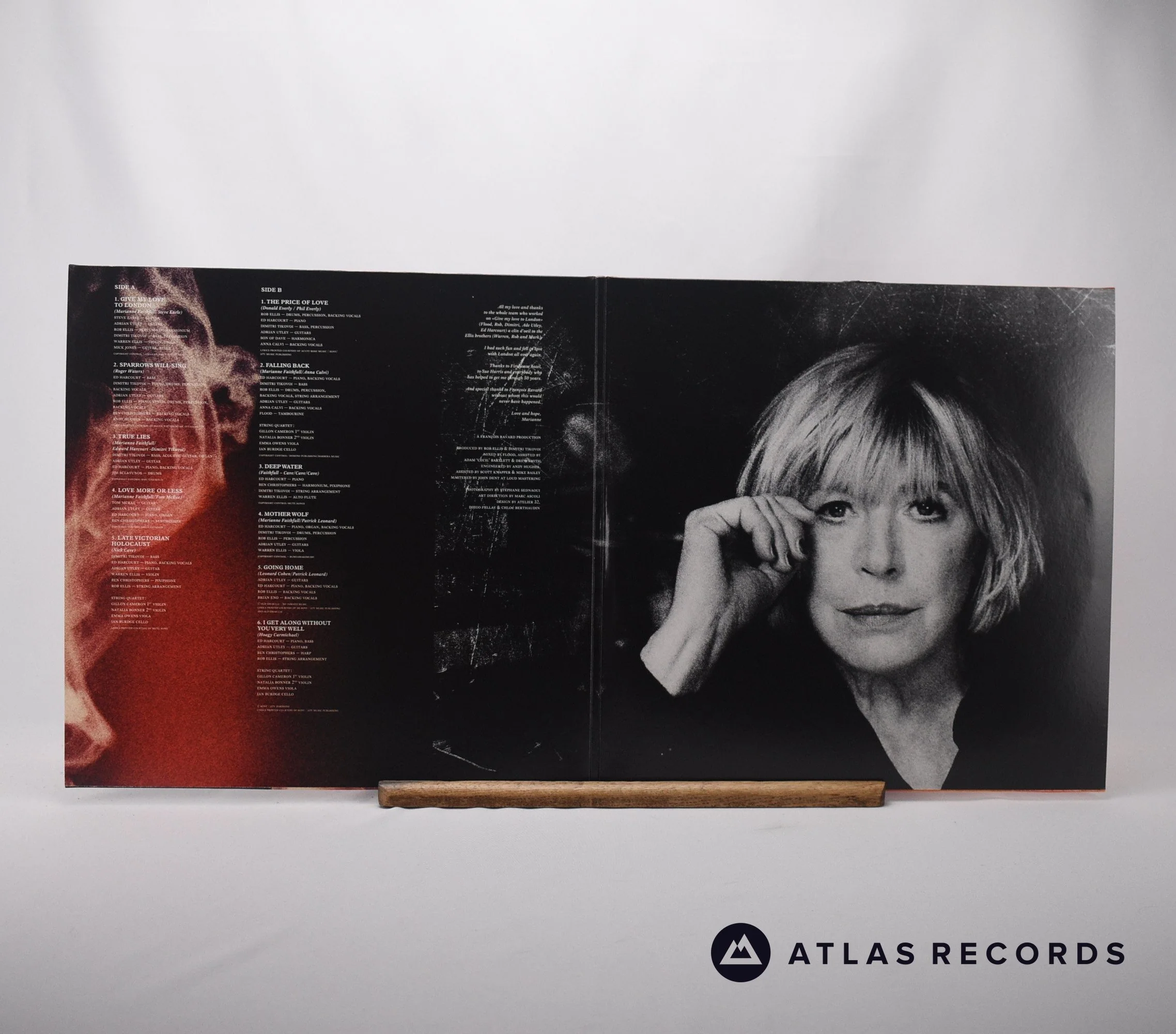 Marianne Faithfull - Give My Love To London - A2 B2 LP + CD Vinyl Record - EX/NM - Image 2