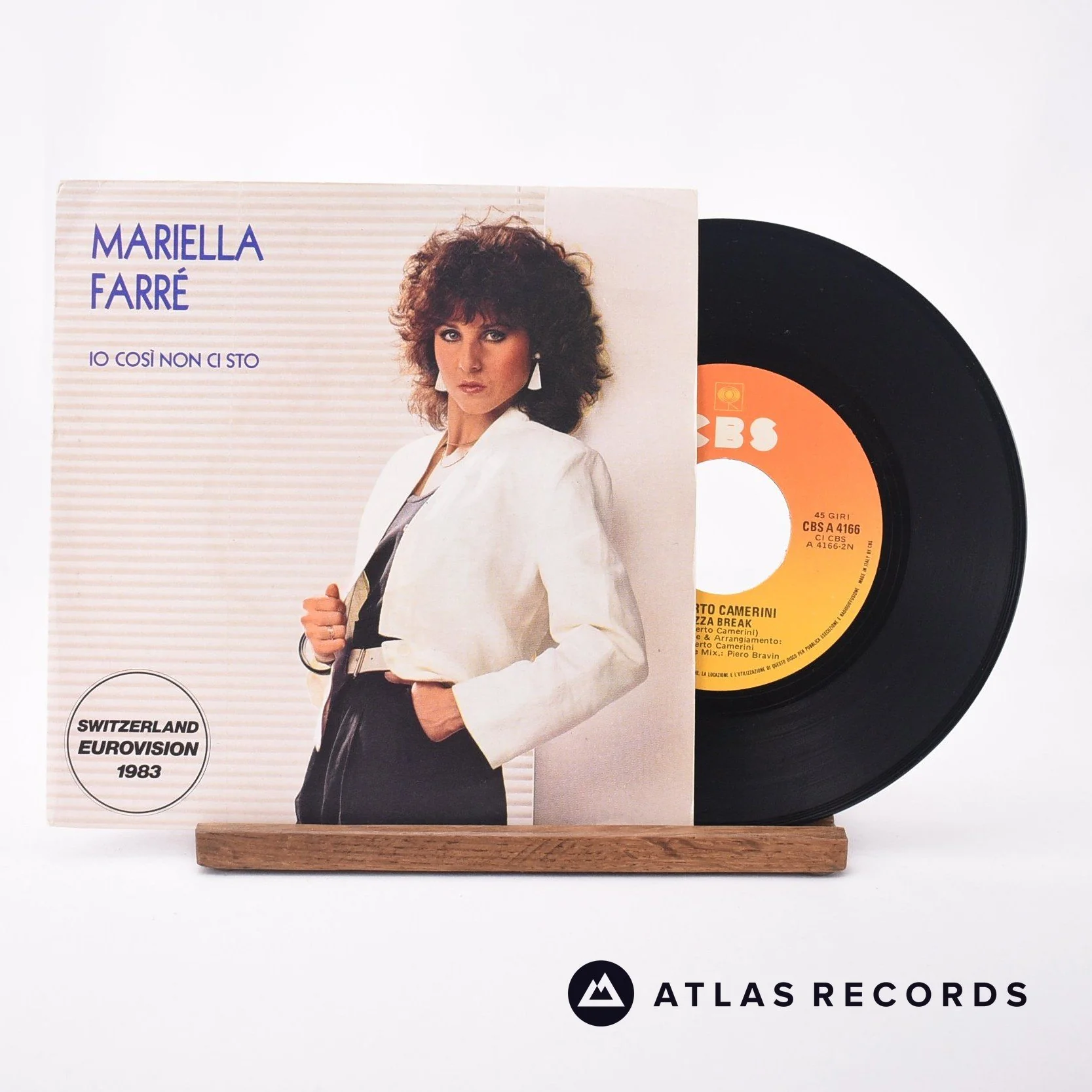 Mariella Farré - Io Così Non Ci Sto - 7" Vinyl Record - EX/EX