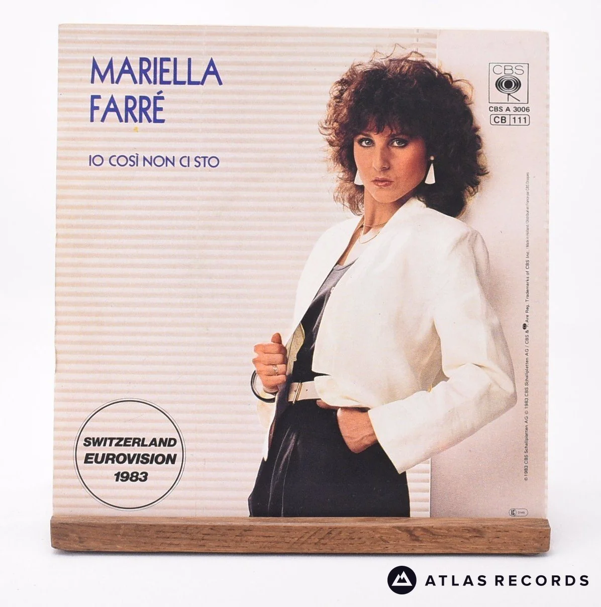 Mariella Farré - Io Così Non Ci Sto - 7" Vinyl Record - EX/EX - Image 2