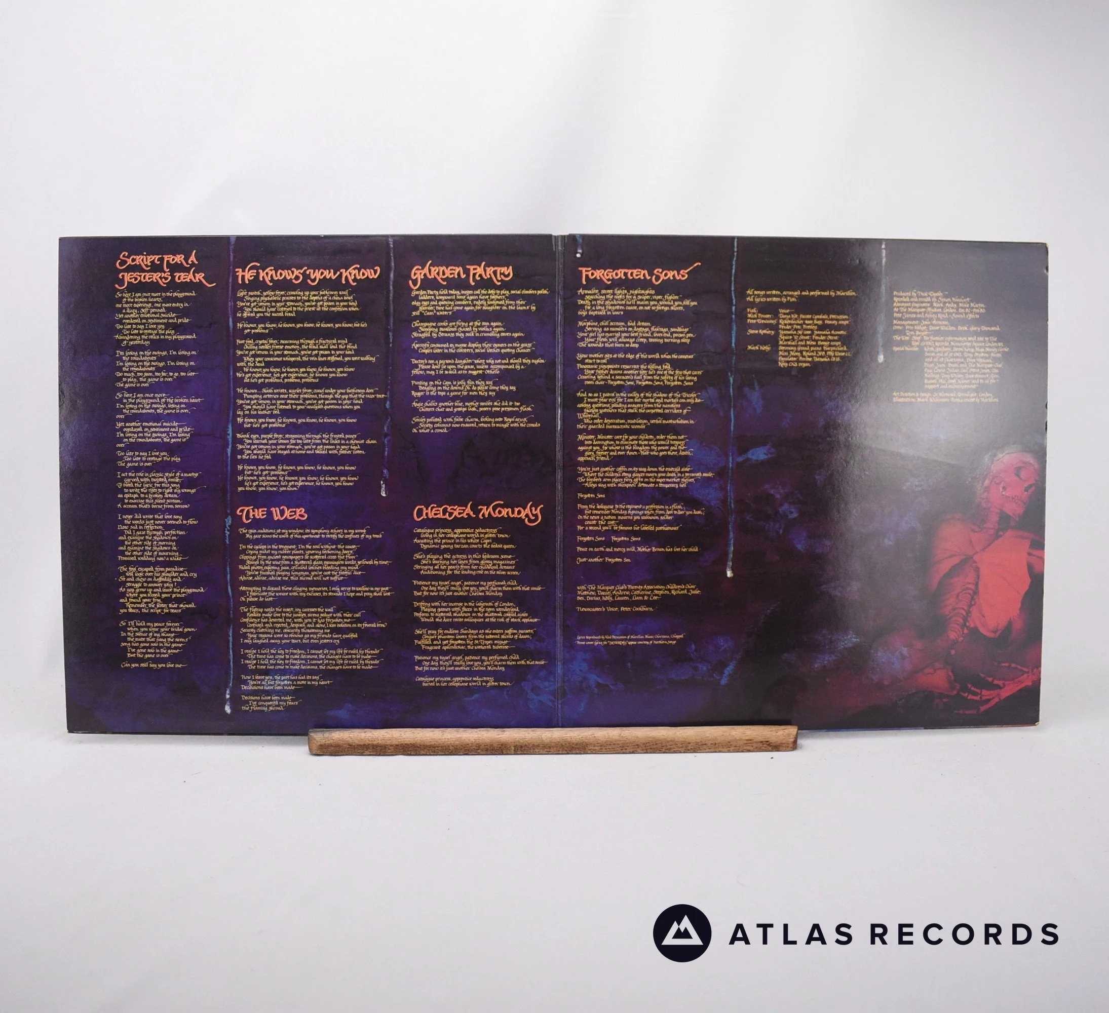 Marillion - Script For A Jester's Tear - Gatefold LP Vinyl Record - EX/VG+ - Image 2
