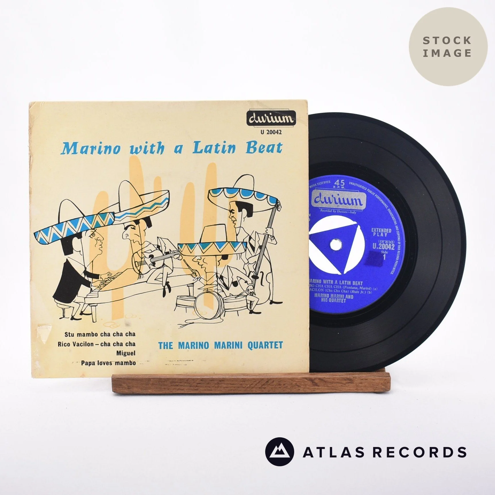 Marino Marini Ed Il Suo Quartetto - Marino With A Latin Beat - 7" EP Vinyl Record