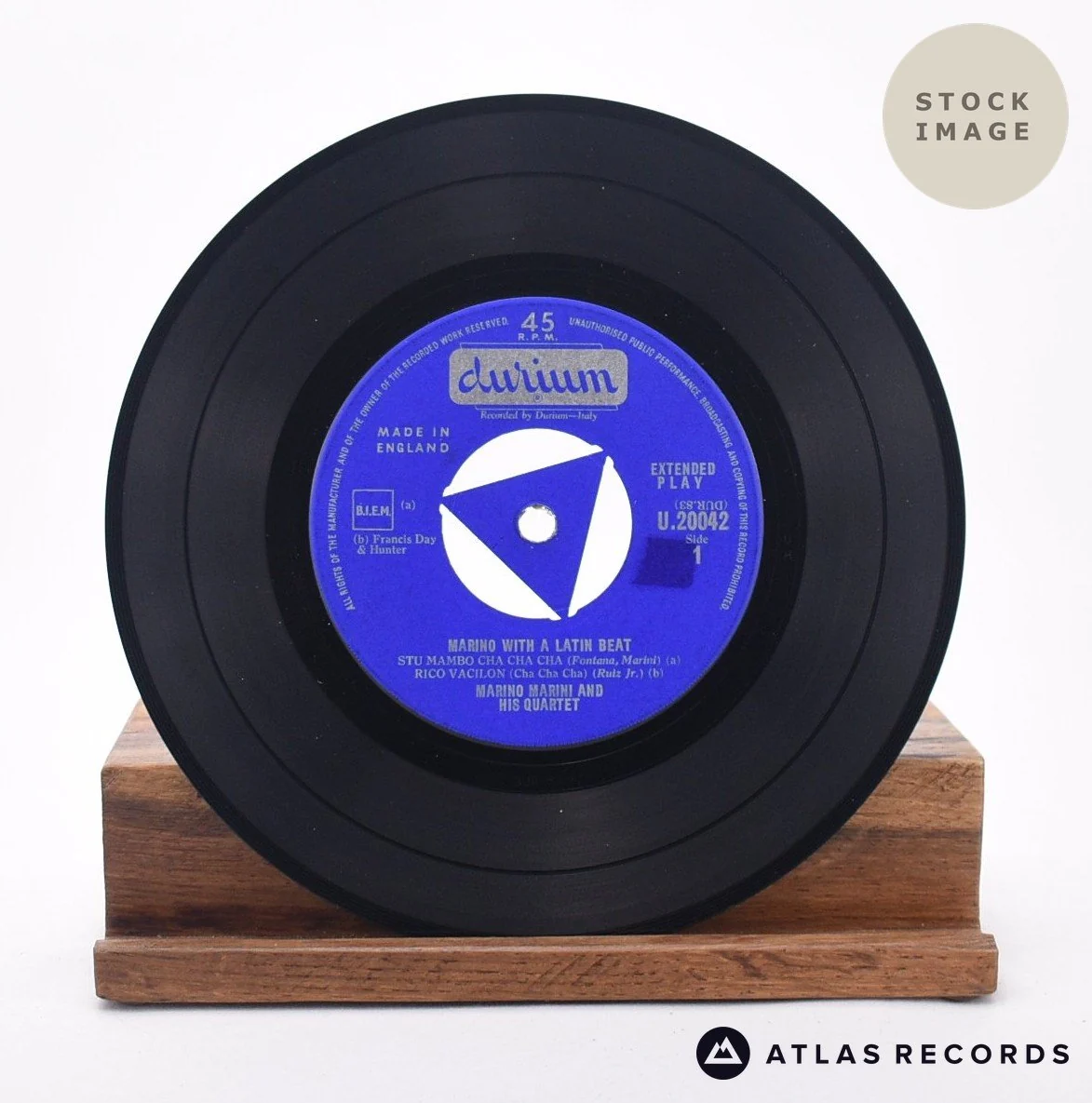 Marino Marini Ed Il Suo Quartetto - Marino With A Latin Beat - 7" EP Vinyl Record - Image 3