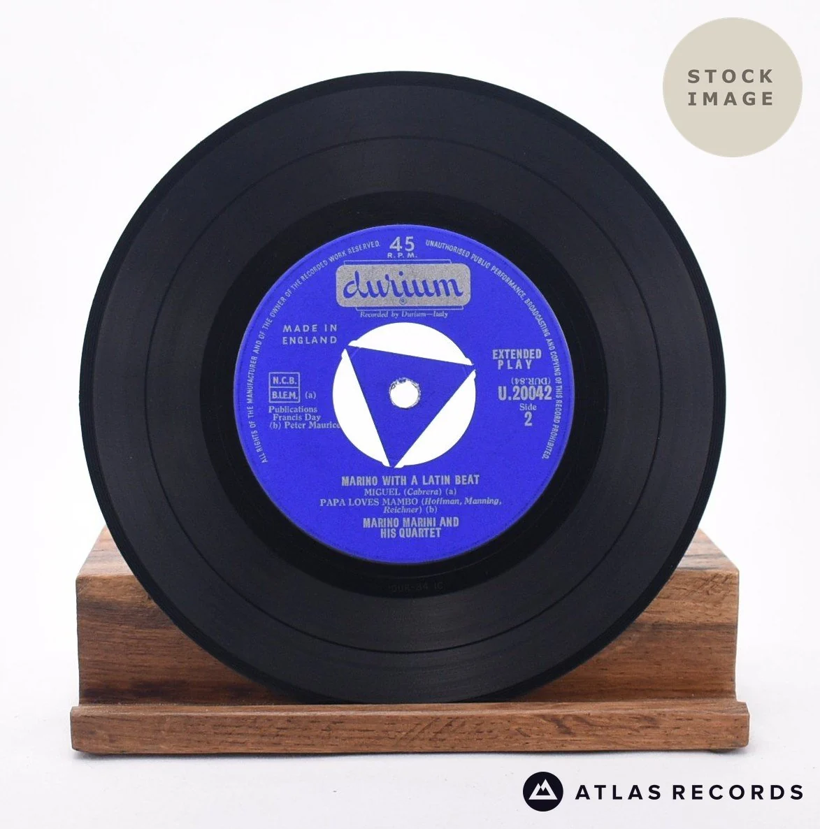 Marino Marini Ed Il Suo Quartetto - Marino With A Latin Beat - 7" EP Vinyl Record - Image 4