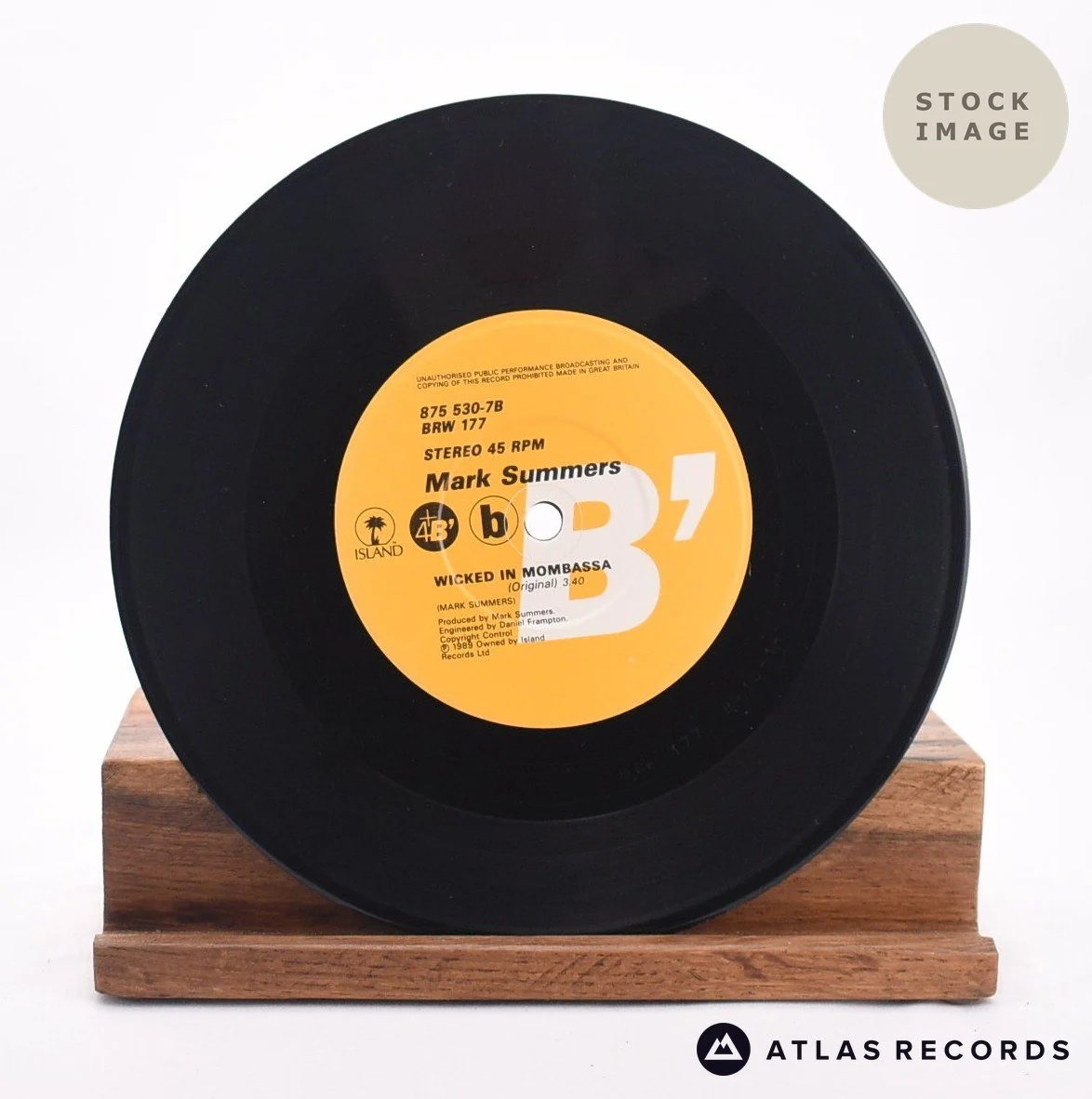 Mark Summers - Party Children - 7" Vinyl Record - Image 4
