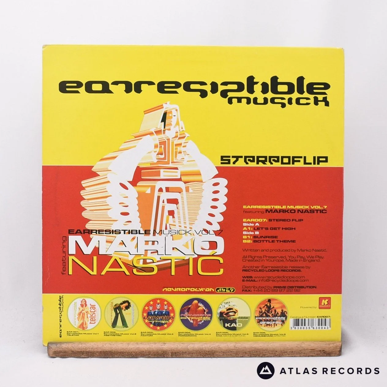 Marko Nastić - Earresistible Musick Vol. 7: Stereo Flip - 12" Vinyl Record - Image 2