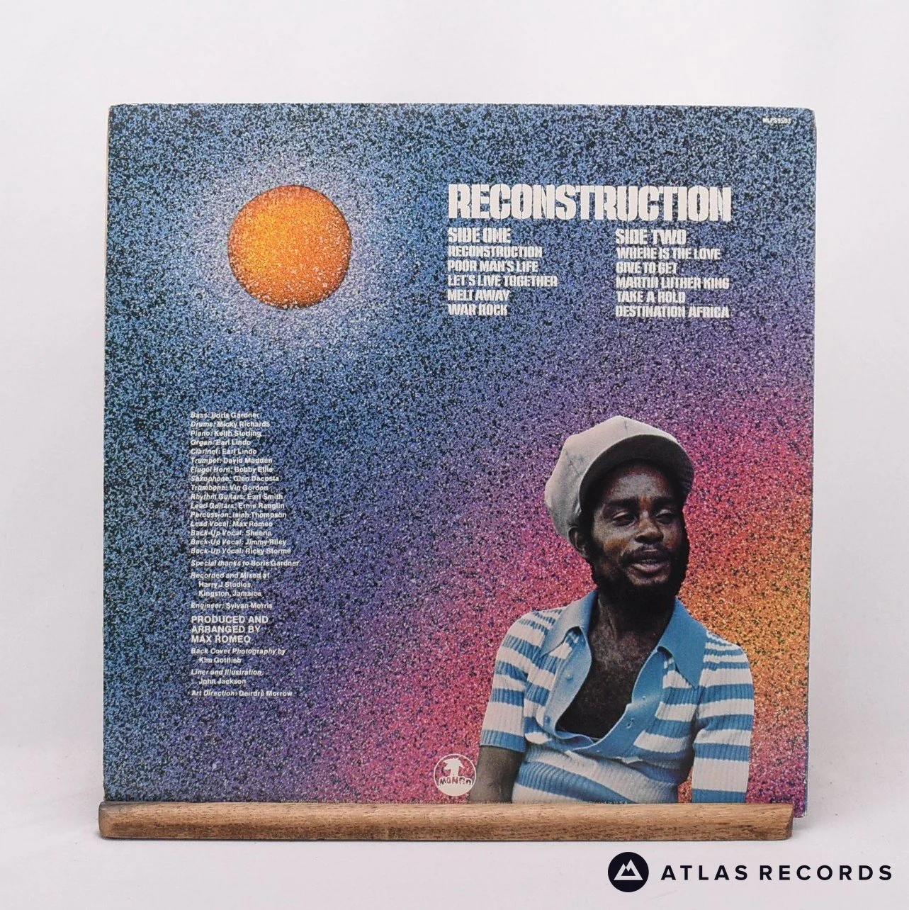 Max Romeo - Reconstruction - LP Vinyl Record - EX/EX - Image 2