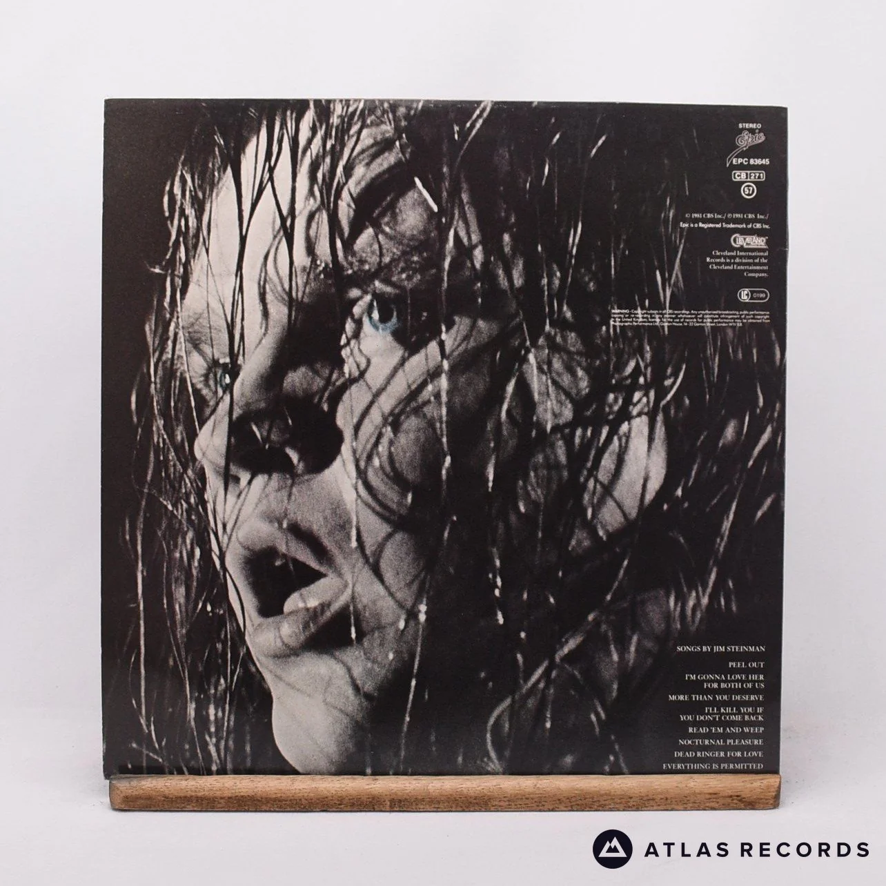 Meat Loaf - Dead Ringer - Lyric Sheet LP Vinyl Record - EX/EX - Image 2