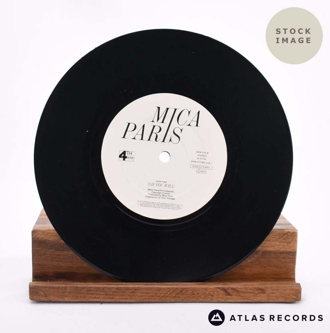 Mica Paris - I Wanna Hold On To You - 7" Vinyl Record - Image 4