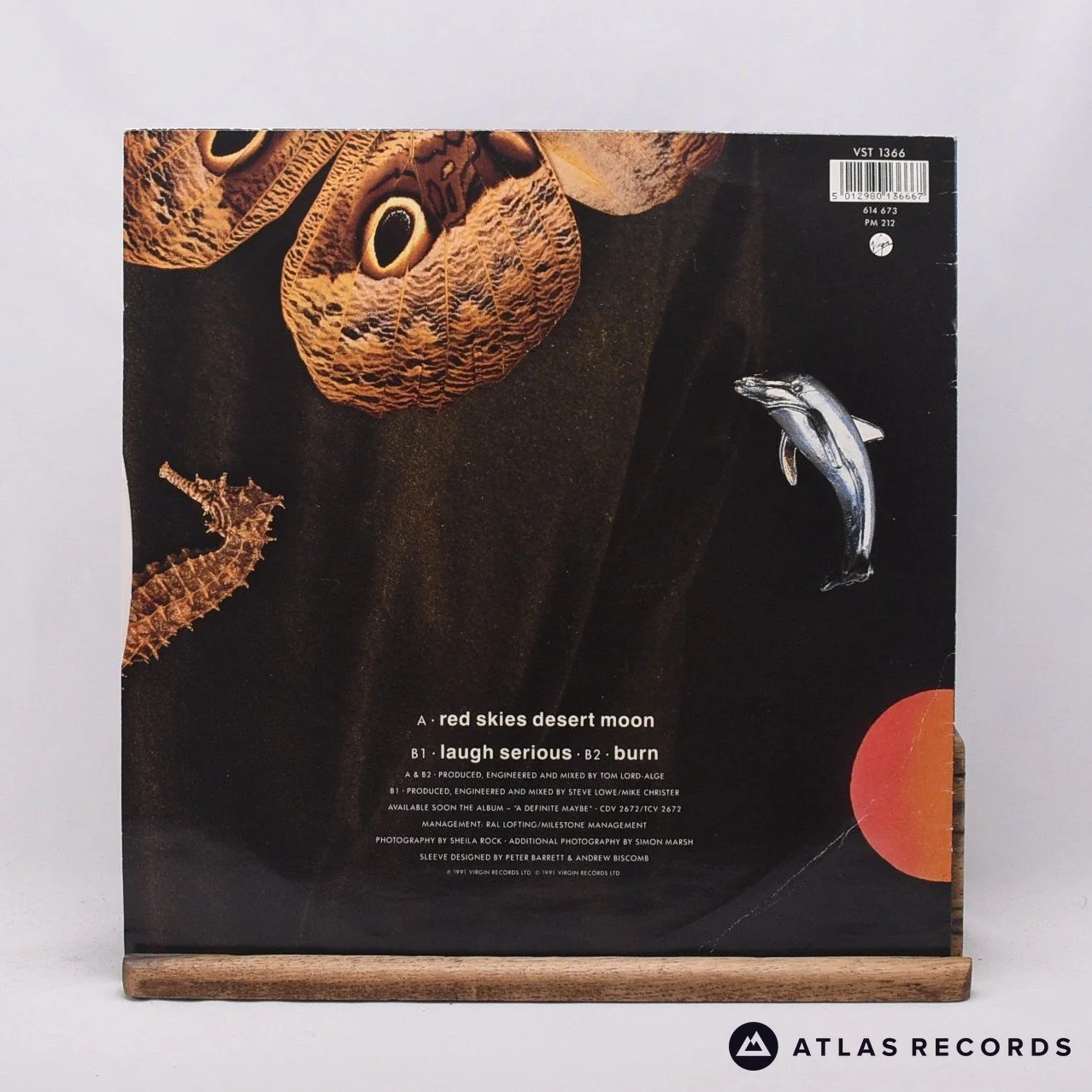 Michael Christer - Red Skies Desert Moon - 12" Vinyl Record - VG+/VG+ - Image 2