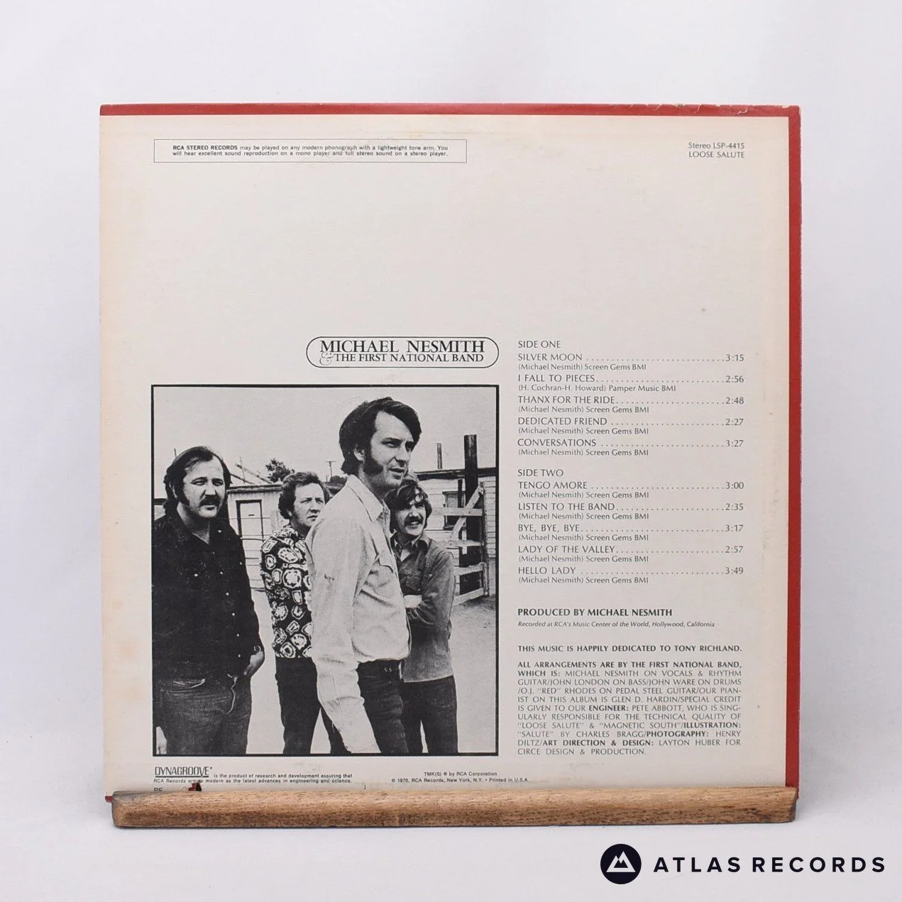 Michael Nesmith & The First National Band - Loose Salute - LP Vinyl Record - Image 2