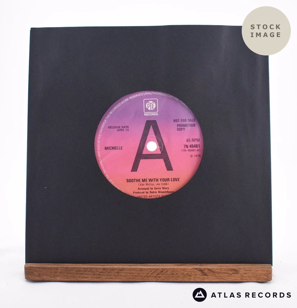 Michelle Fisher - Soothe Me With Your Love - Promo 7" Vinyl Record