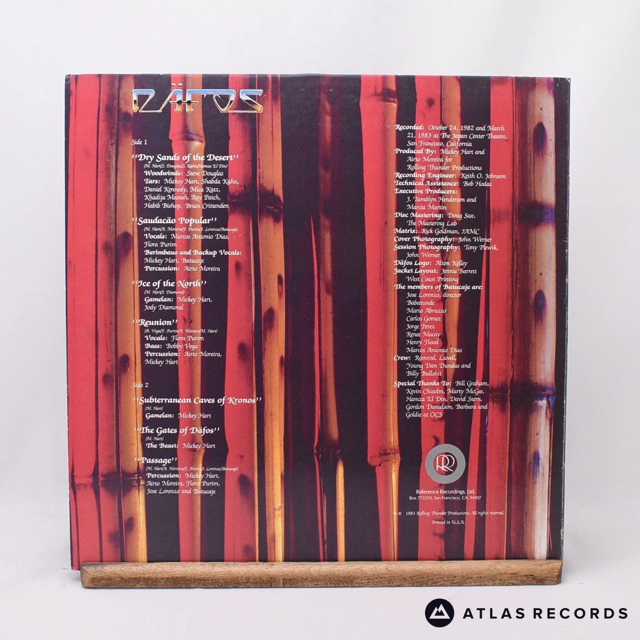 Mickey Hart - Däfos - Gatefold Us LP Vinyl Record - EX/EX - Image 3